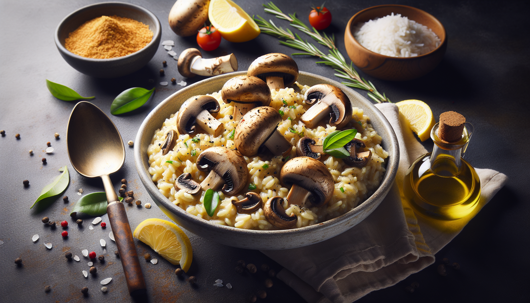 ricetta risotto ai funghi